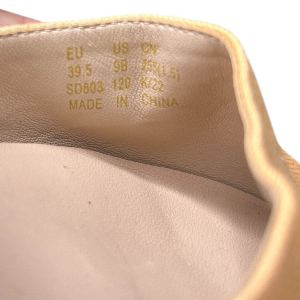 Stuart Weitzman Mango Orange Summer Jute Espadrille Wedge Sandal Women’s Size 9 - Picture 12 of 15